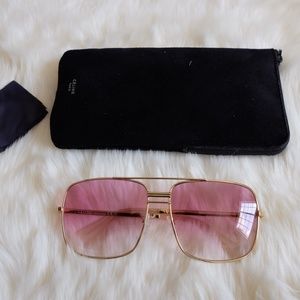 ✖️SOLD Celine 41808S Pink Gold Frame Sunglasses